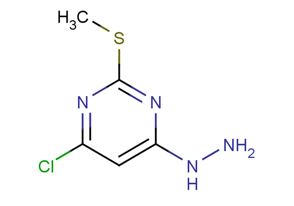 4-chloro-6-hydrazinyl-2-(methylsulfanyl)pyrimidine