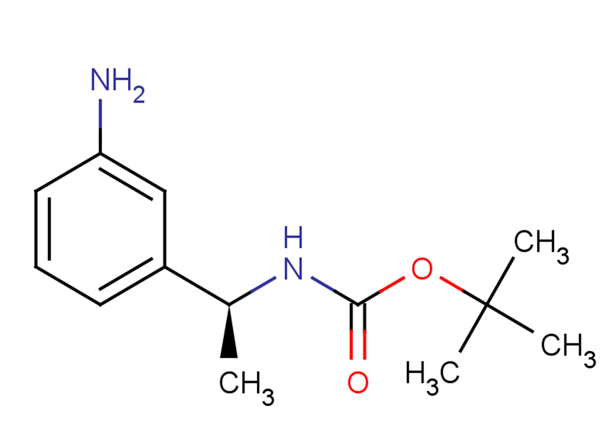 tert-butyl N-[(1S)-1-(3-aminophenyl)ethyl]carbamate