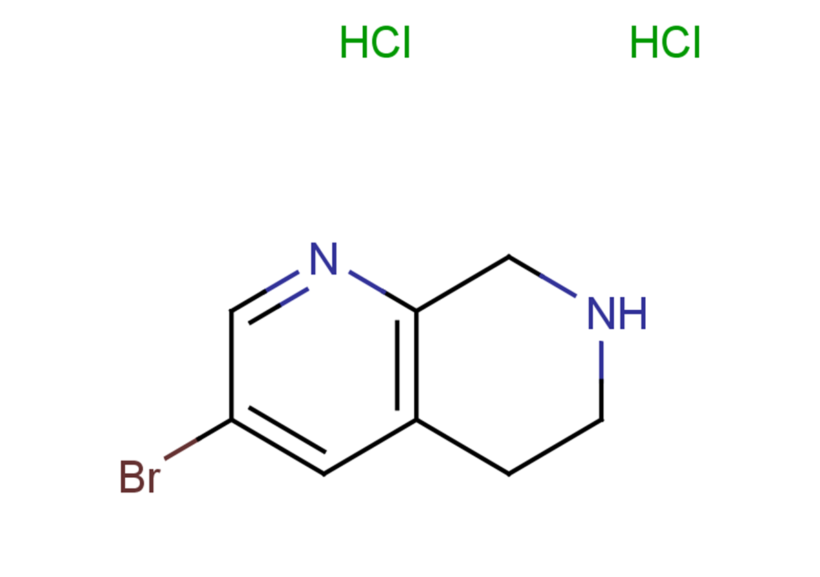 3-bromo-5,6,7,8-tetrahydro-1,7-naphthyridine dihydrochloride