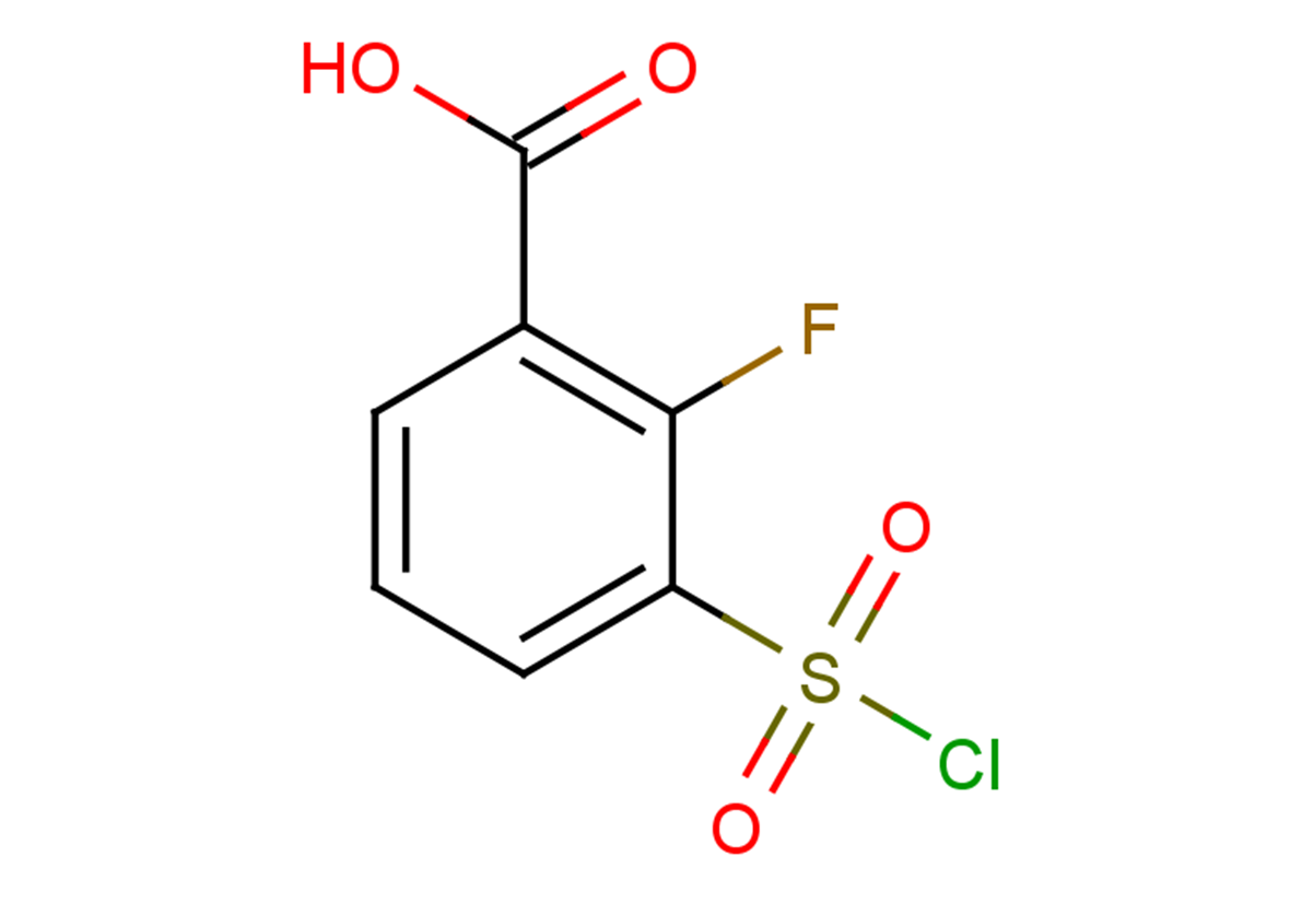 3-(chlorosulfonyl)-2-fluorobenzoic acid