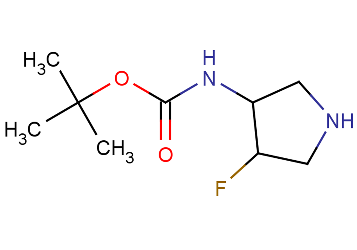 tert-butyl N-(4-fluoropyrrolidin-3-yl)carbamate