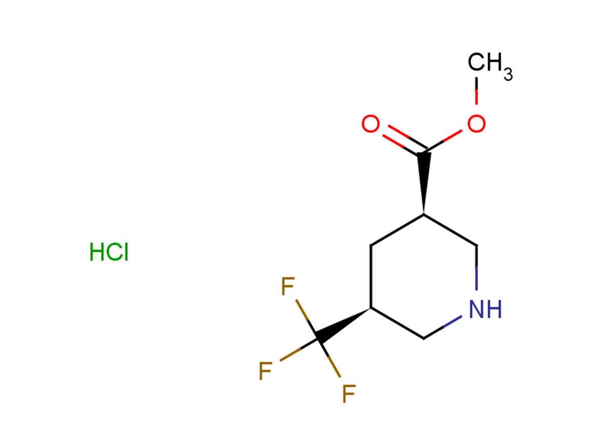 methyl (3R,5S)-5-(trifluoromethyl)piperidine-3-carboxylate hydrochloride