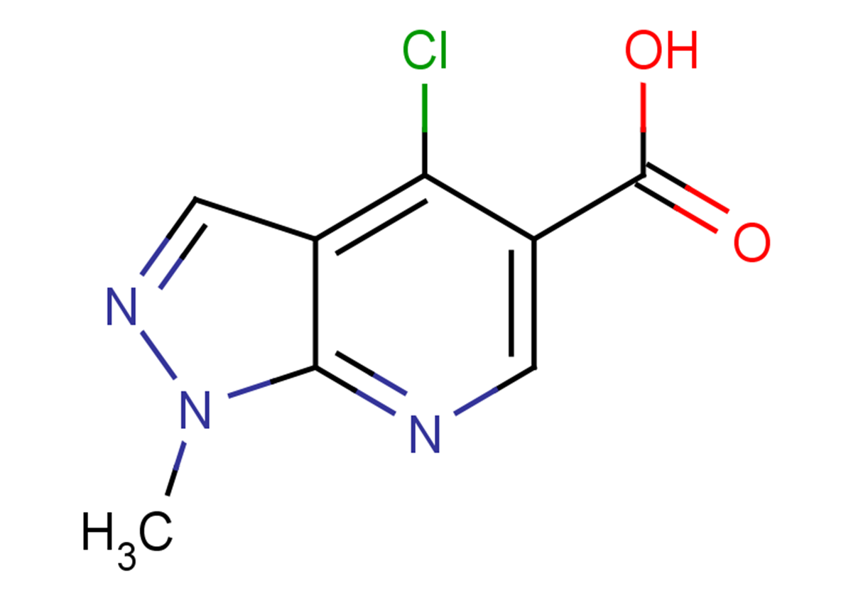4-chloro-1-methyl-1H-pyrazolo[3,4-b]pyridine-5-carboxylic acid