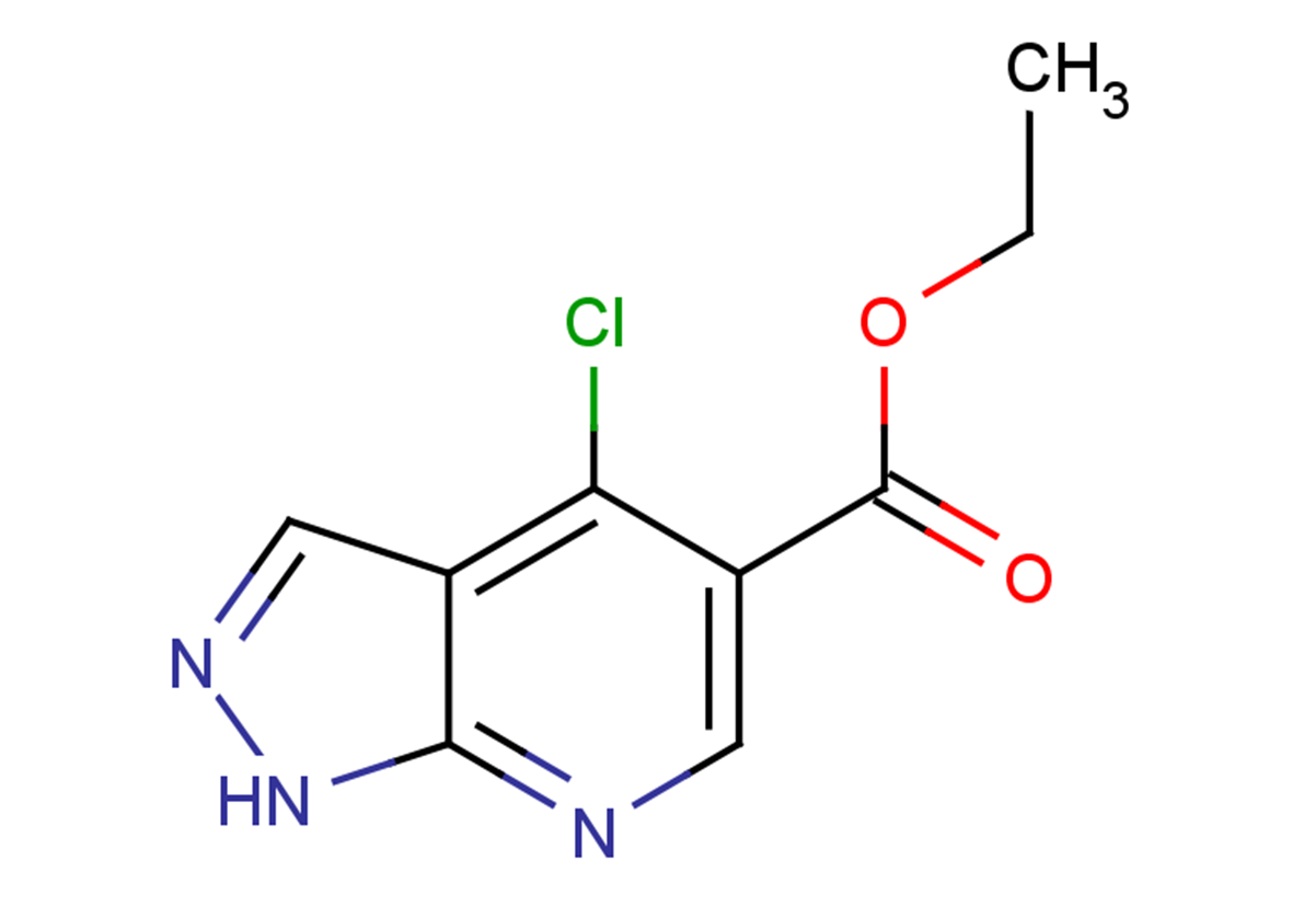 ethyl 4-chloro-1H-pyrazolo[3,4-b]pyridine-5-carboxylate