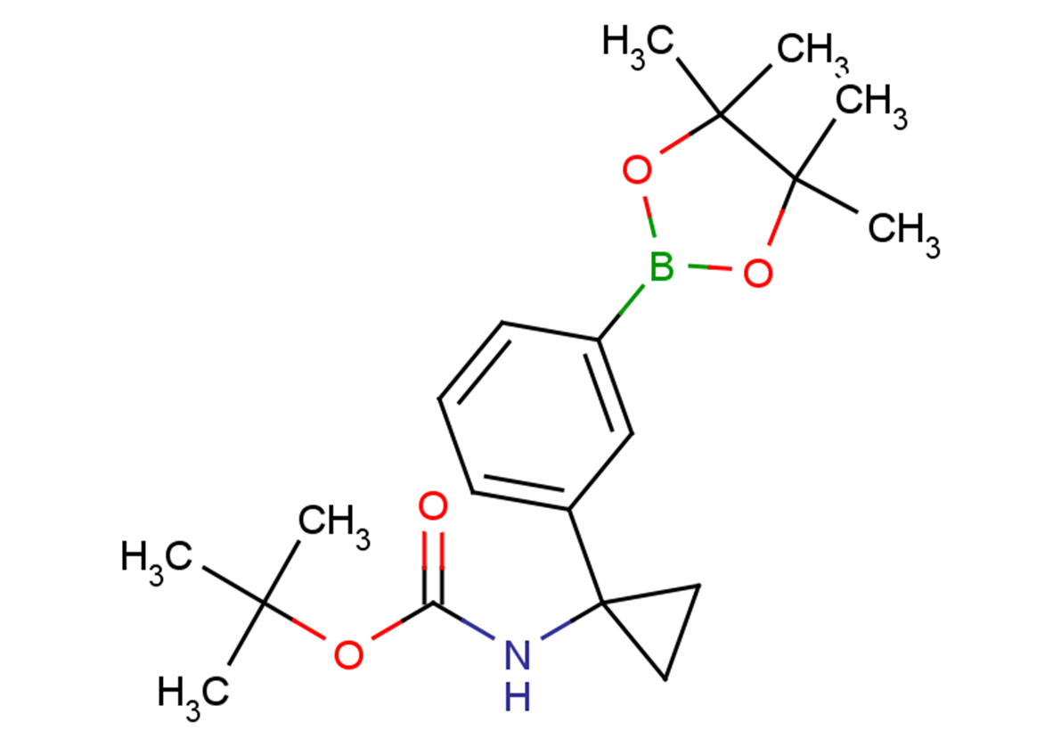 tert-butyl N-{1-[3-(4,4,5,5-tetramethyl-1,3,2-dioxaborolan-2-yl)phenyl]cyclopropyl}carbamate