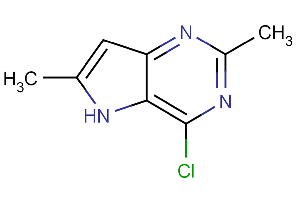 4-chloro-2,6-dimethyl-5H-pyrrolo[3,2-d]pyrimidine