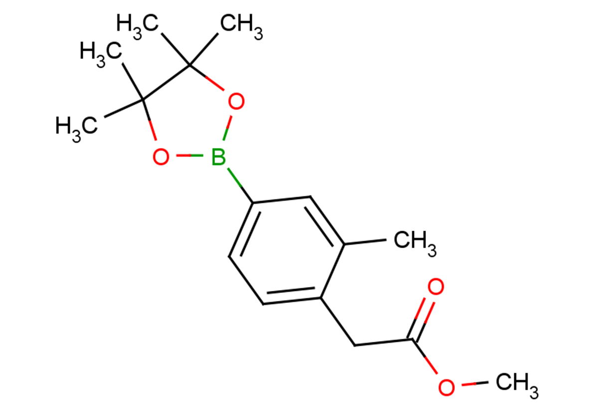methyl 2-[2-methyl-4-(4,4,5,5-tetramethyl-1,3,2-dioxaborolan-2-yl)phenyl]acetate
