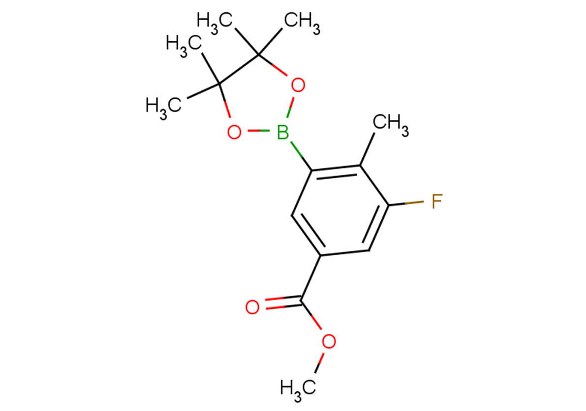 methyl 3-fluoro-4-methyl-5-(4,4,5,5-tetramethyl-1,3,2-dioxaborolan-2-yl)benzoate