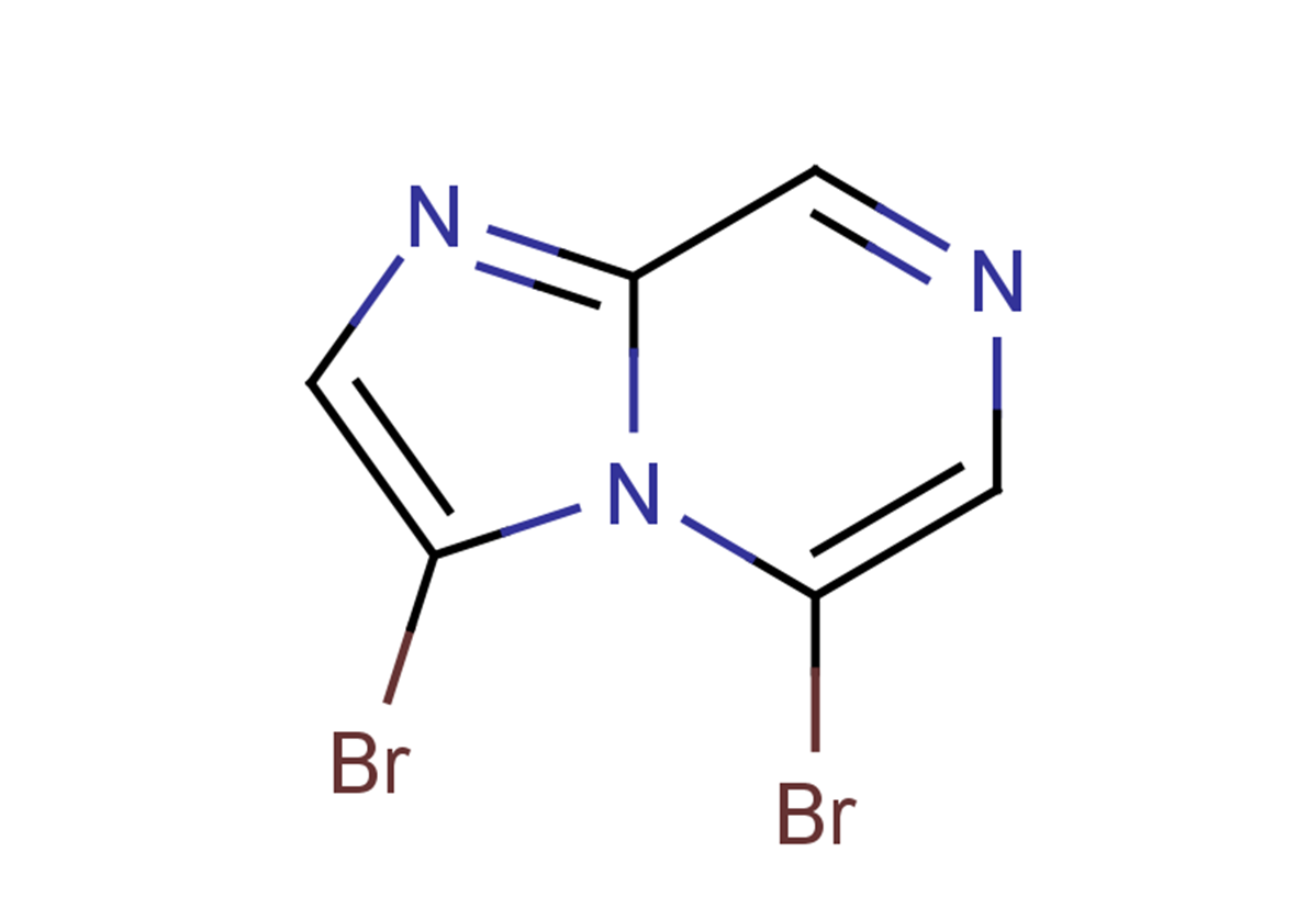 3,5-dibromoimidazo[1,2-a]pyrazine