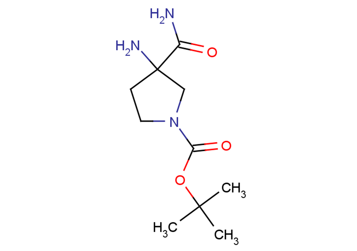 tert-butyl 3-amino-3-carbamoylpyrrolidine-1-carboxylate