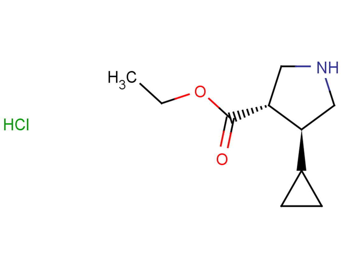 ethyl (3S,4S)-4-cyclopropylpyrrolidine-3-carboxylate hydrochloride