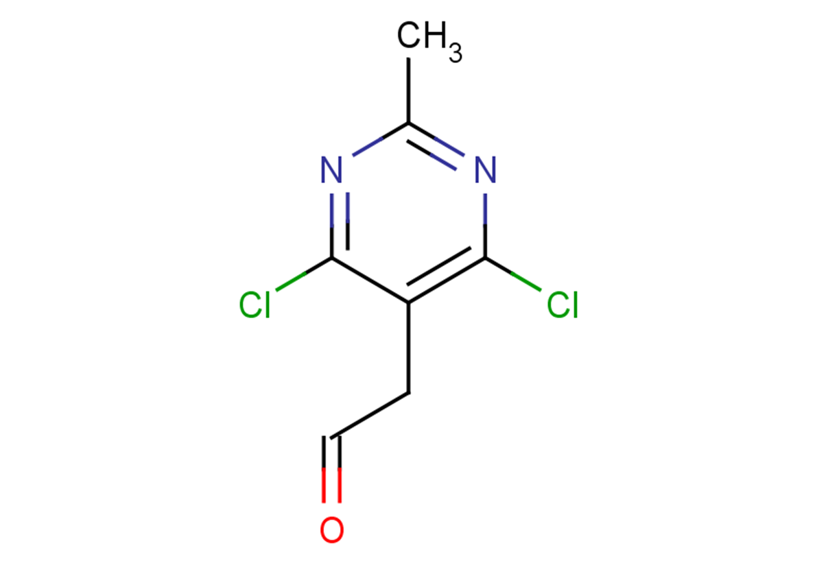 2-(4,6-dichloro-2-methylpyrimidin-5-yl)acetaldehyde