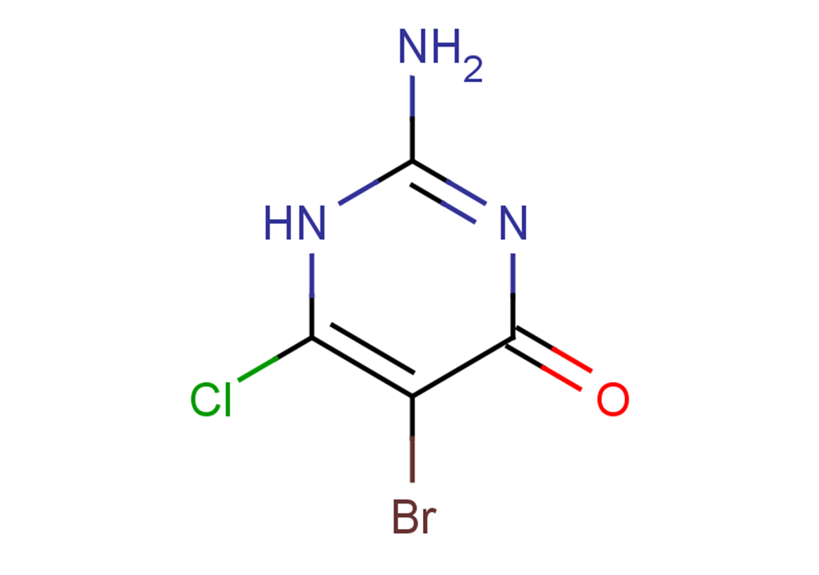 2-amino-5-bromo-6-chloro-1,4-dihydropyrimidin-4-one