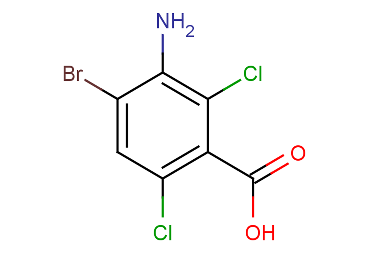 3-amino-4-bromo-2,6-dichlorobenzoic acid
