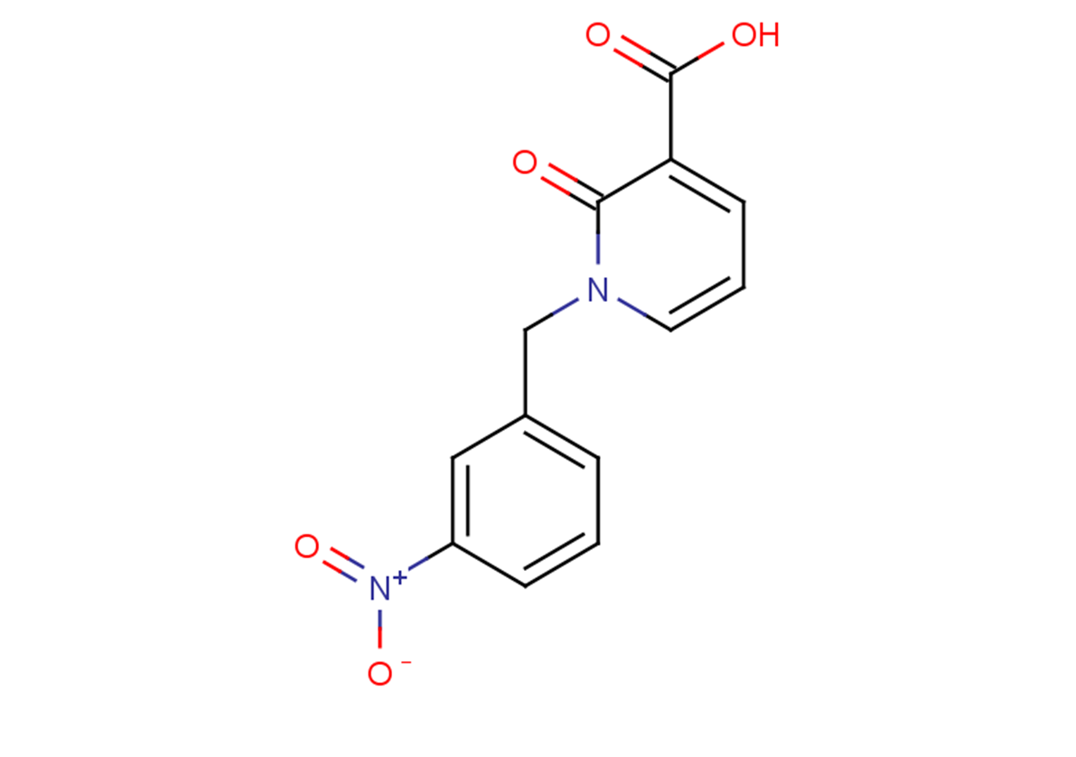 1-[(3-nitrophenyl)methyl]-2-oxo-1,2-dihydropyridine-3-carboxylic acid
