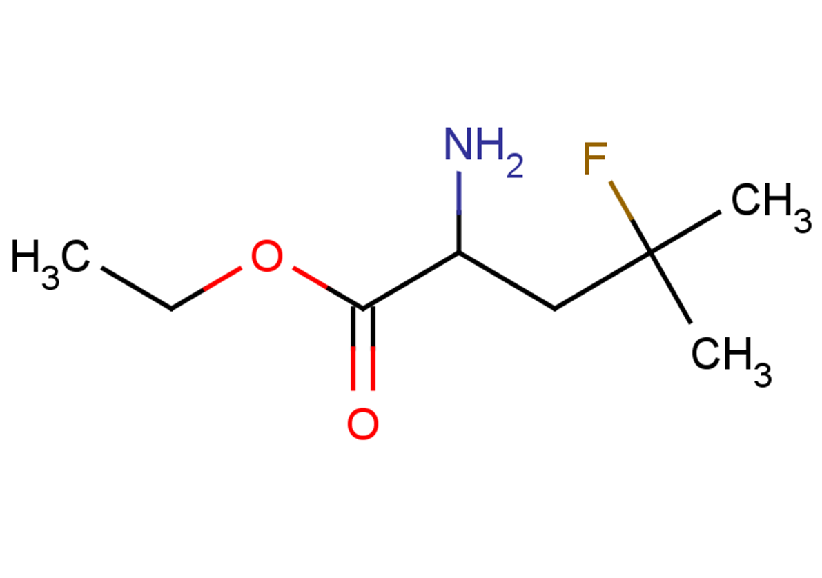 ethyl 2-amino-4-fluoro-4-methylpentanoate