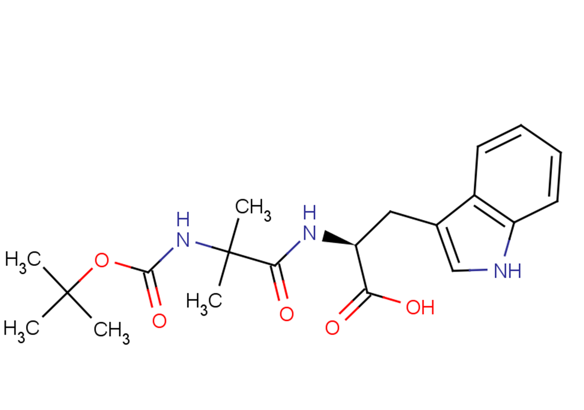 (2S)-2-(2-{[(tert-butoxy)carbonyl]amino}-2-methylpropanamido)-3-(1H-indol-3-yl)propanoic acid