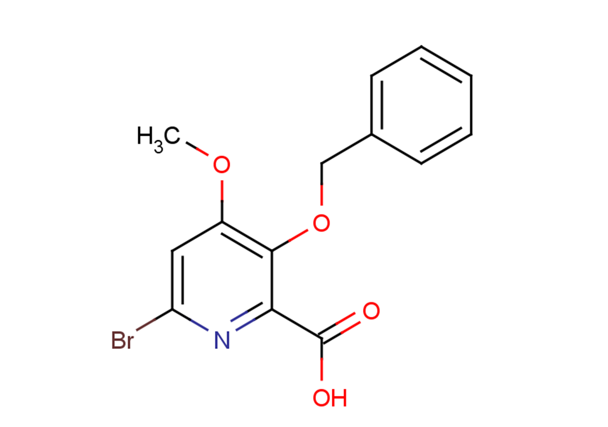 3-(benzyloxy)-6-bromo-4-methoxypyridine-2-carboxylic acid