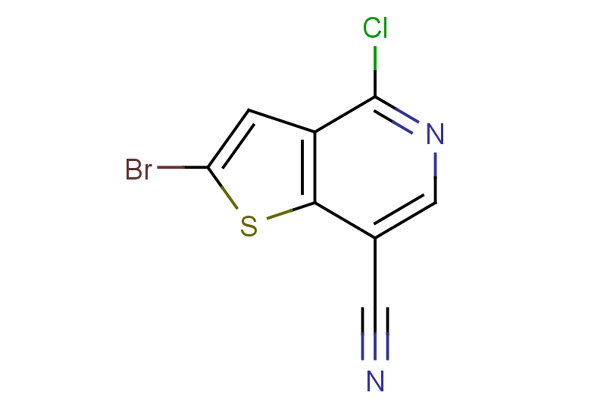 2-bromo-4-chlorothieno[3,2-c]pyridine-7-carbonitrile