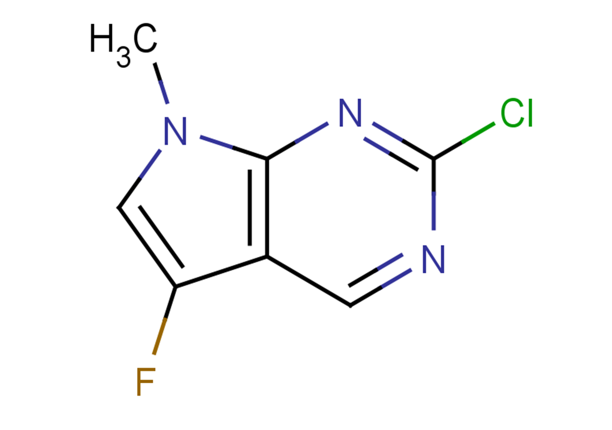 2-chloro-5-fluoro-7-methyl-7H-pyrrolo[2,3-d]pyrimidine