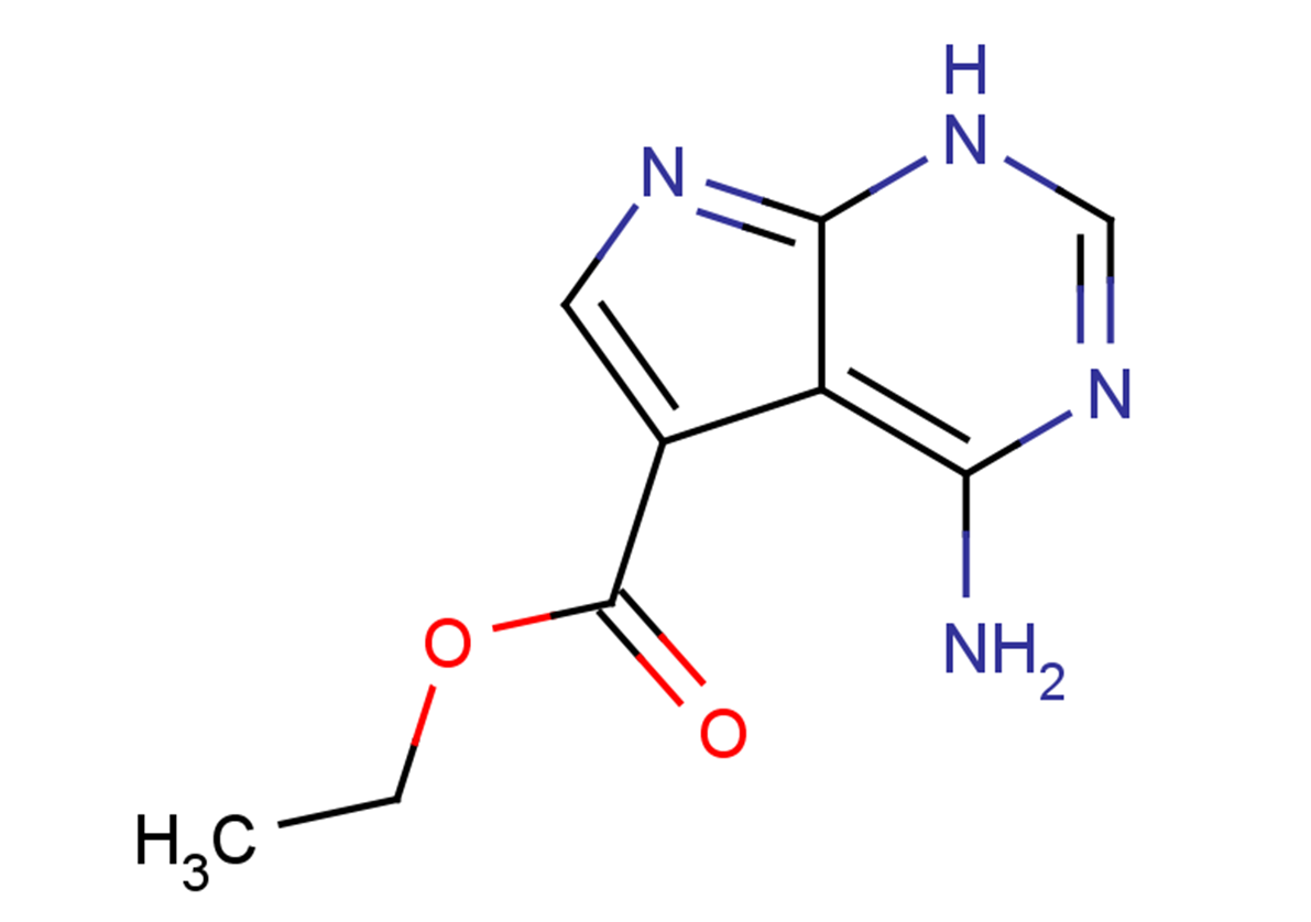 ethyl 4-amino-1H-pyrrolo[2,3-d]pyrimidine-5-carboxylate