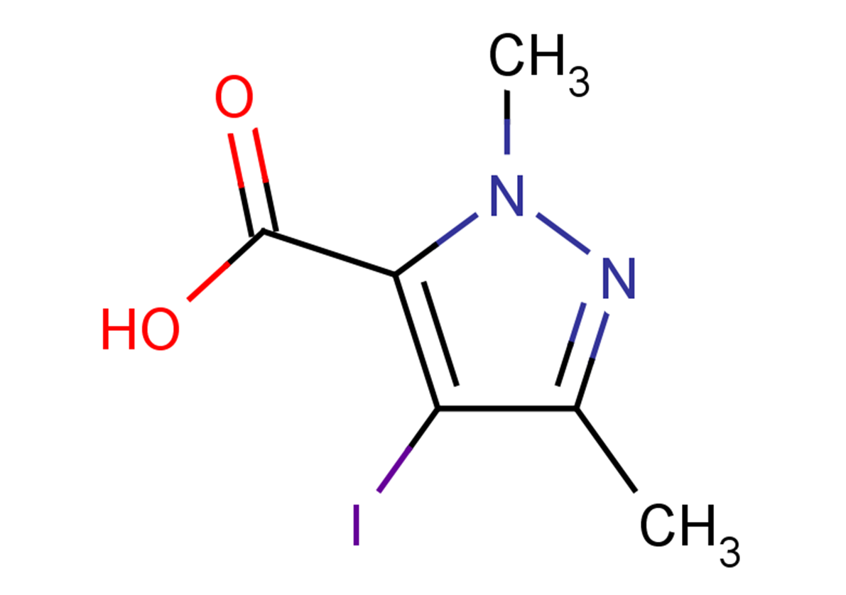 4-iodo-1,3-dimethyl-1H-pyrazole-5-carboxylic acid