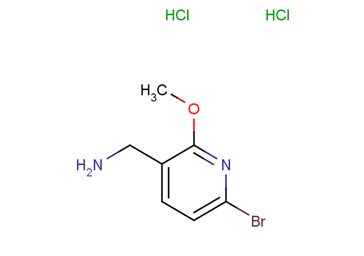 (6-bromo-2-methoxypyridin-3-yl)methanamine dihydrochloride