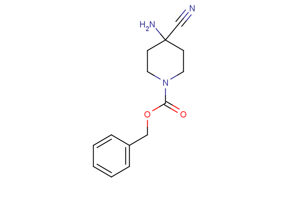 benzyl 4-amino-4-cyanopiperidine-1-carboxylate