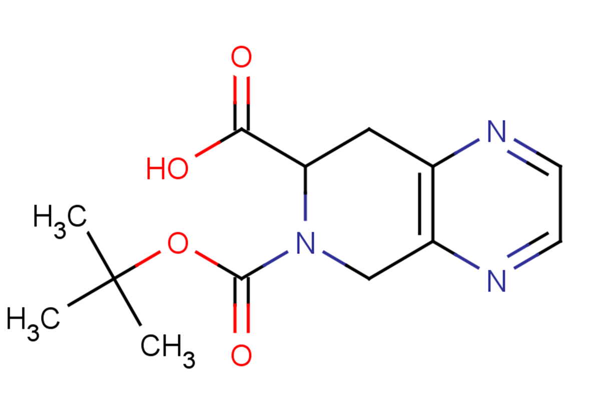 6-[(tert-butoxy)carbonyl]-5H,6H,7H,8H-pyrido[3,4-b]pyrazine-7-carboxylic acid