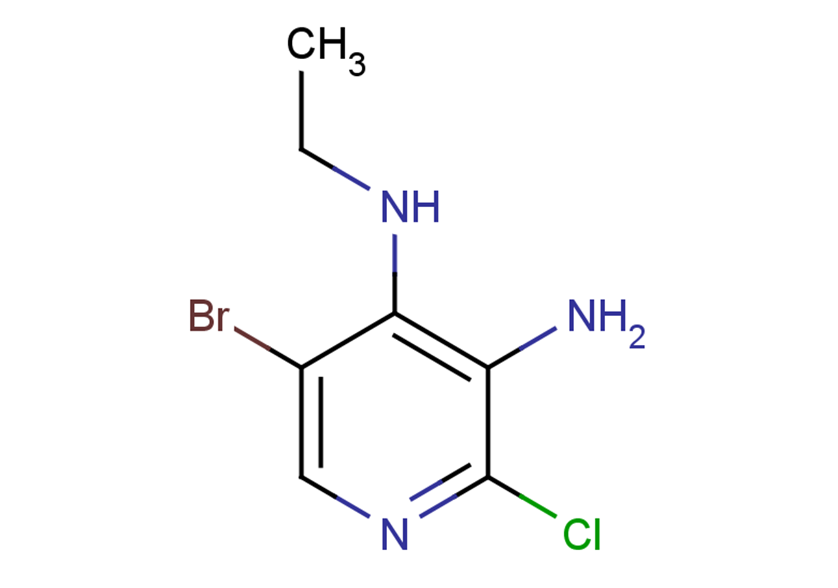 5-bromo-2-chloro-4-N-ethylpyridine-3,4-diamine
