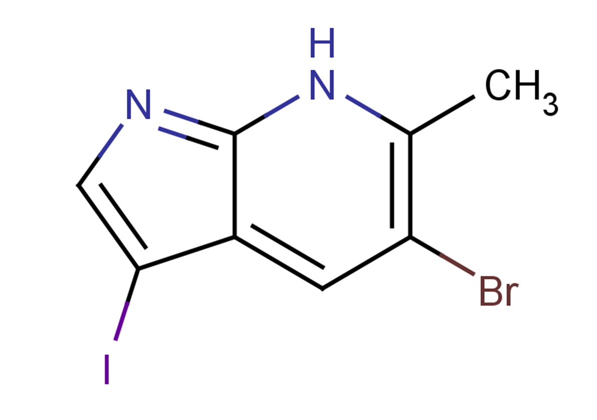 3-bromo-5-iodo-2-methyl-1H-pyrrolo[2,3-b]pyridine