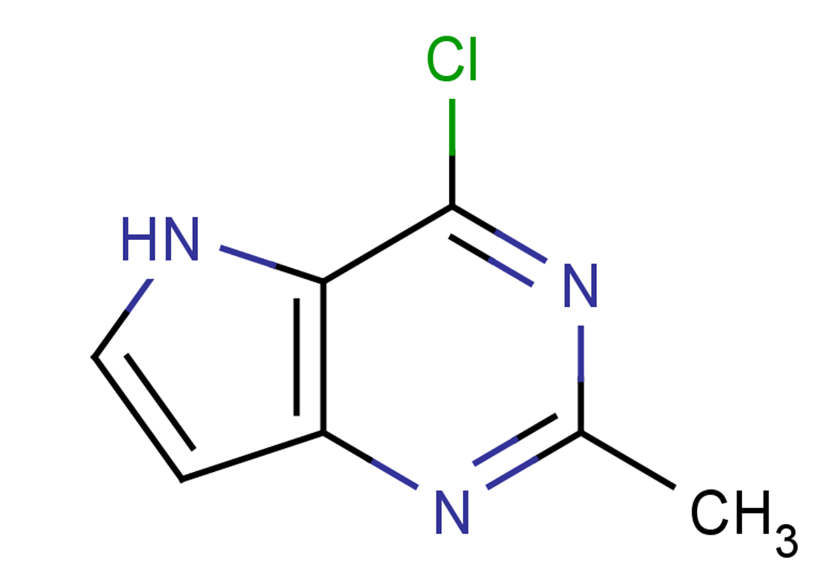 4-chloro-2-methyl-5H-pyrrolo[3,2-d]pyrimidine
