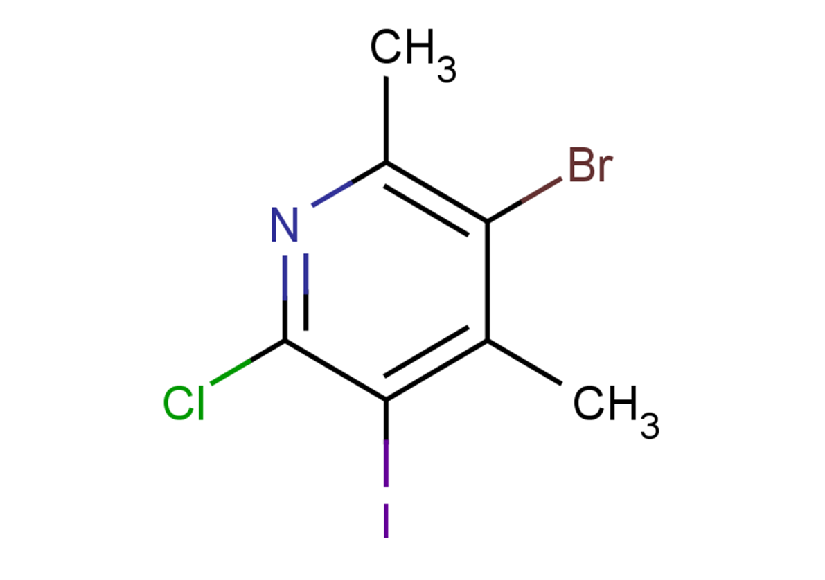 3-bromo-6-chloro-5-iodo-2,4-dimethylpyridine