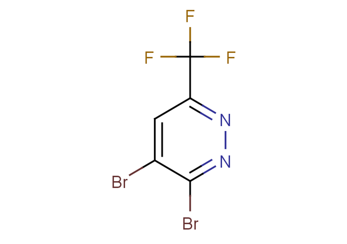 3,4-dibromo-6-(trifluoromethyl)pyridazine