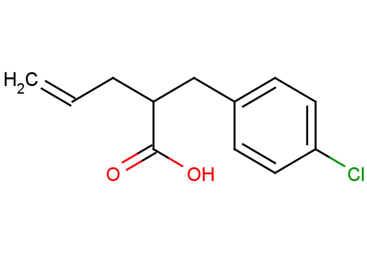 2-[(4-chlorophenyl)methyl]pent-4-enoic acid