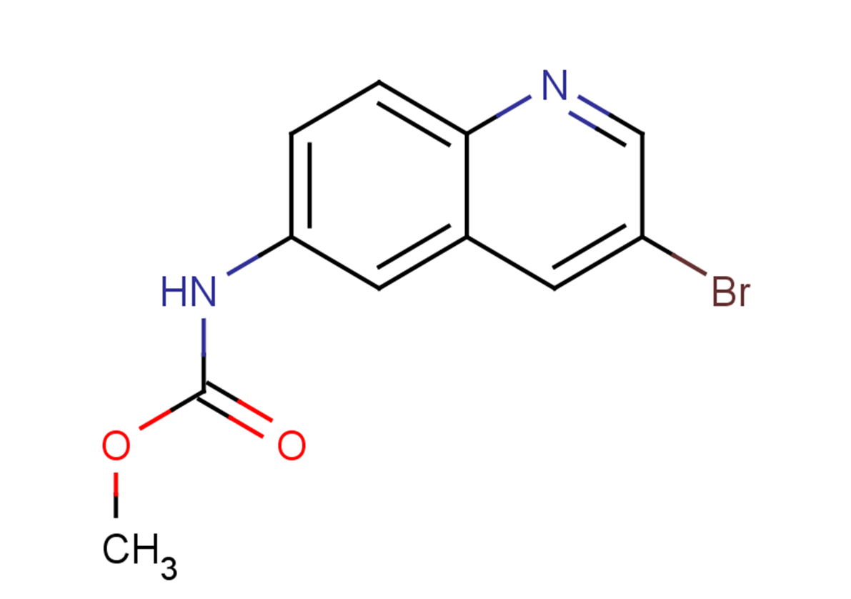 methyl N-(3-bromoquinolin-6-yl)carbamate