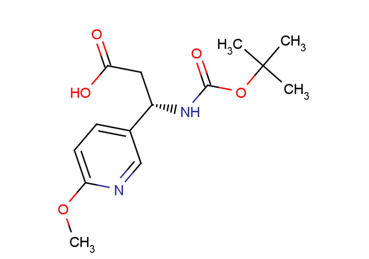 (3S)-3-{[(tert-butoxy)carbonyl]amino}-3-(6-methoxypyridin-3-yl)propanoic acid