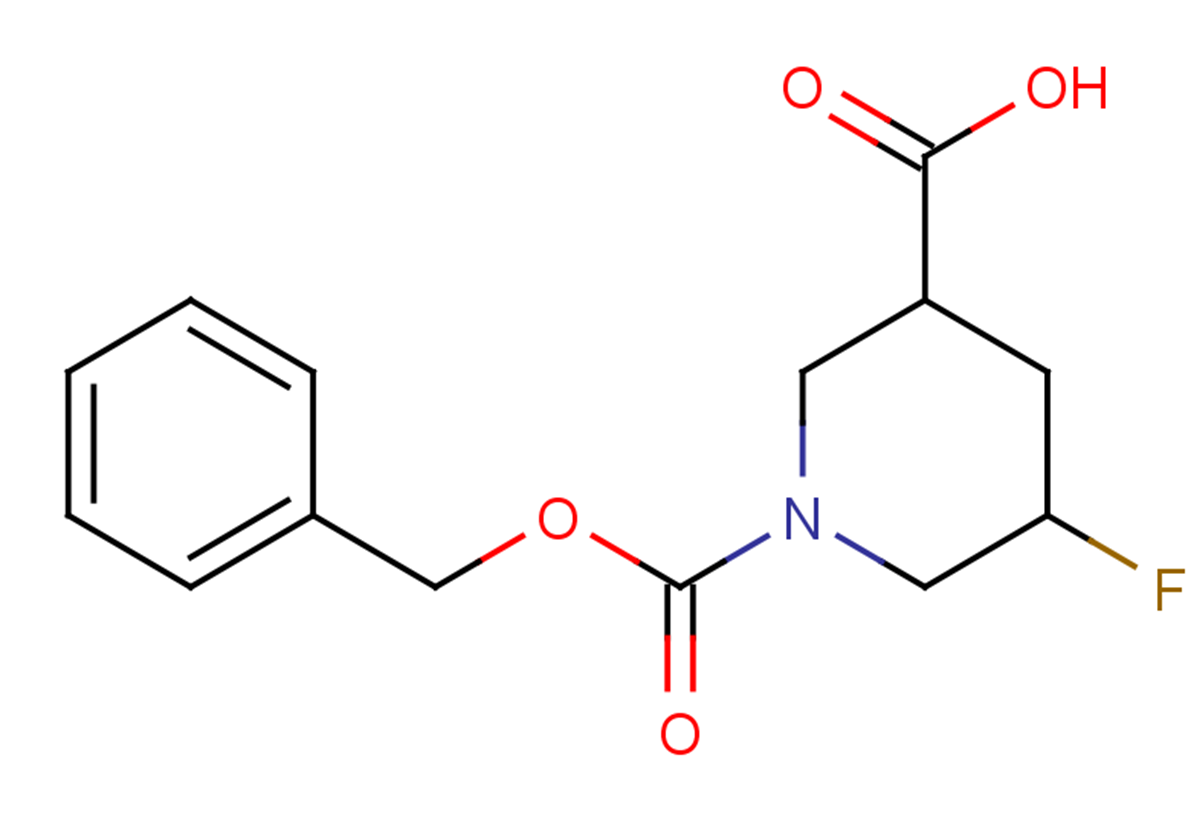1-[(benzyloxy)carbonyl]-5-fluoropiperidine-3-carboxylic acid