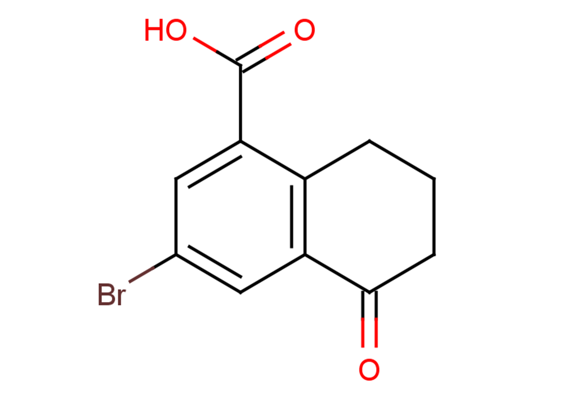 3-bromo-5-oxo-5,6,7,8-tetrahydronaphthalene-1-carboxylic acid