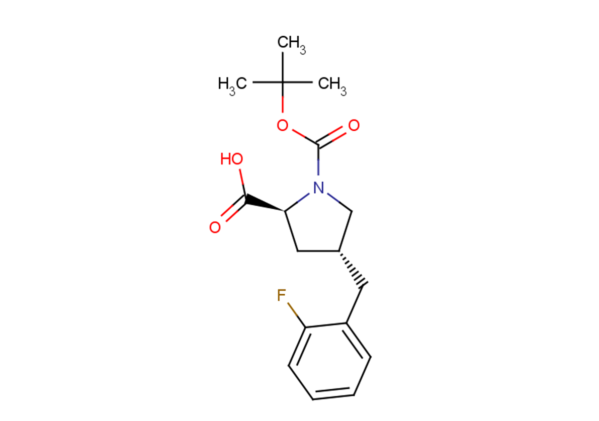 (2S,4R)-1-[(tert-butoxy)carbonyl]-4-[(2-fluorophenyl)methyl]pyrrolidine-2-carboxylic acid