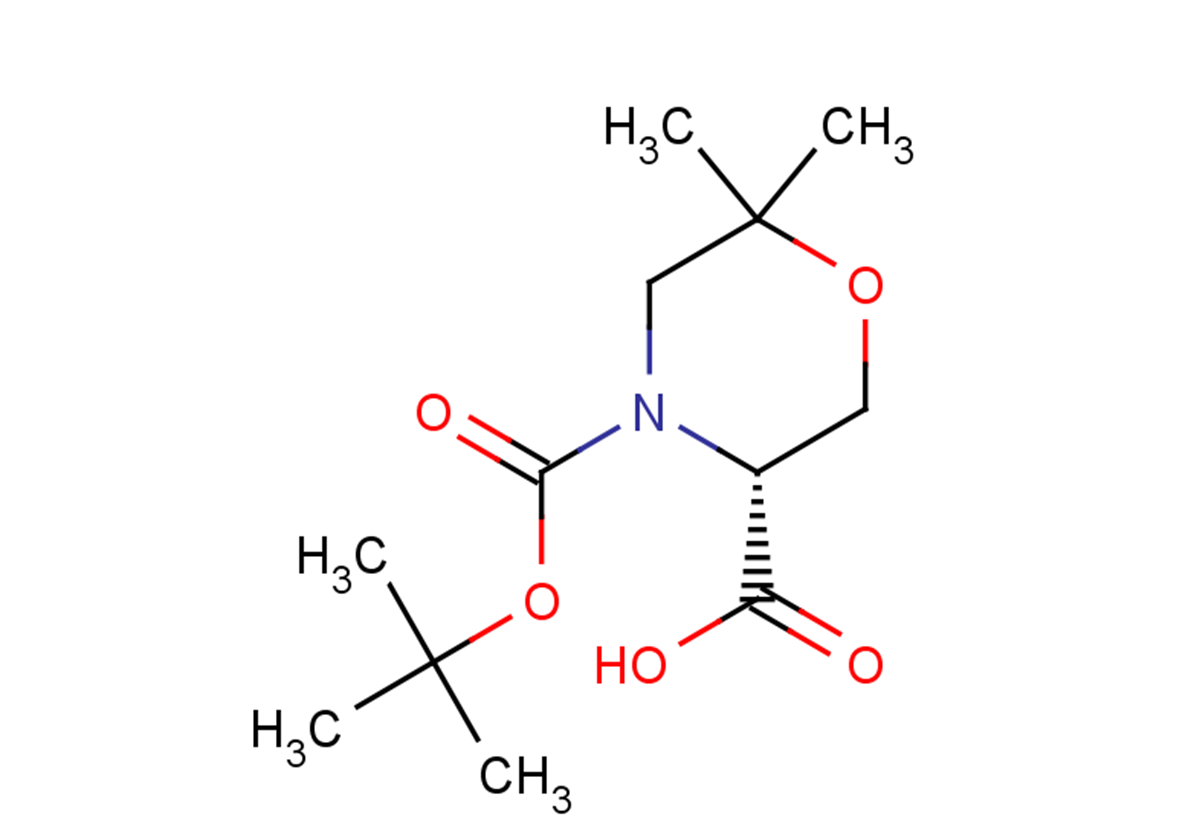 (3R)-4-[(tert-butoxy)carbonyl]-6,6-dimethylmorpholine-3-carboxylic acid