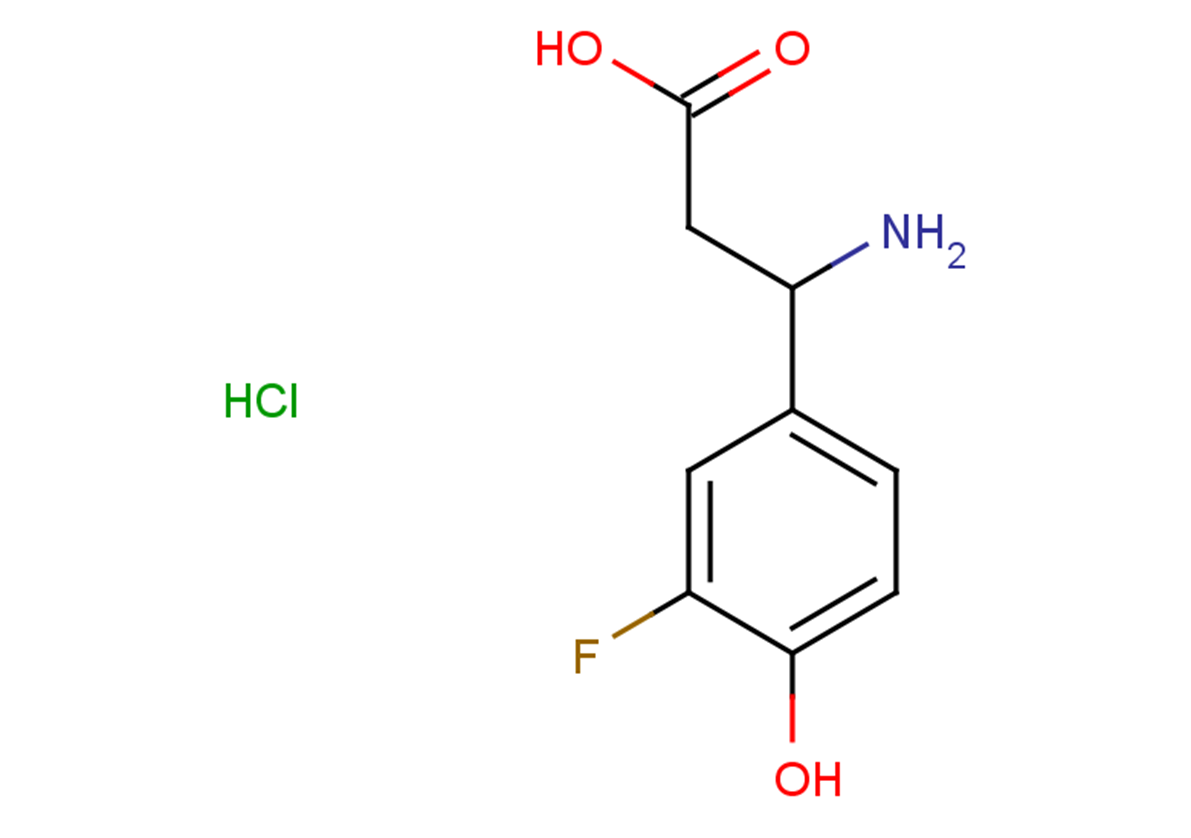 3-amino-3-(3-fluoro-4-hydroxyphenyl)propanoic acid hydrochloride