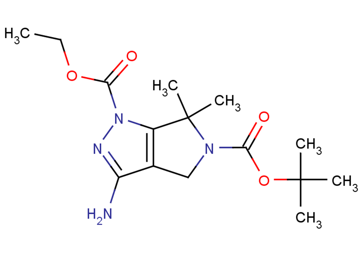 5-tert-butyl 1-ethyl 3-amino-6,6-dimethyl-1H,4H,5H,6H-pyrrolo[3,4-c]pyrazole-1,5-dicarboxylate