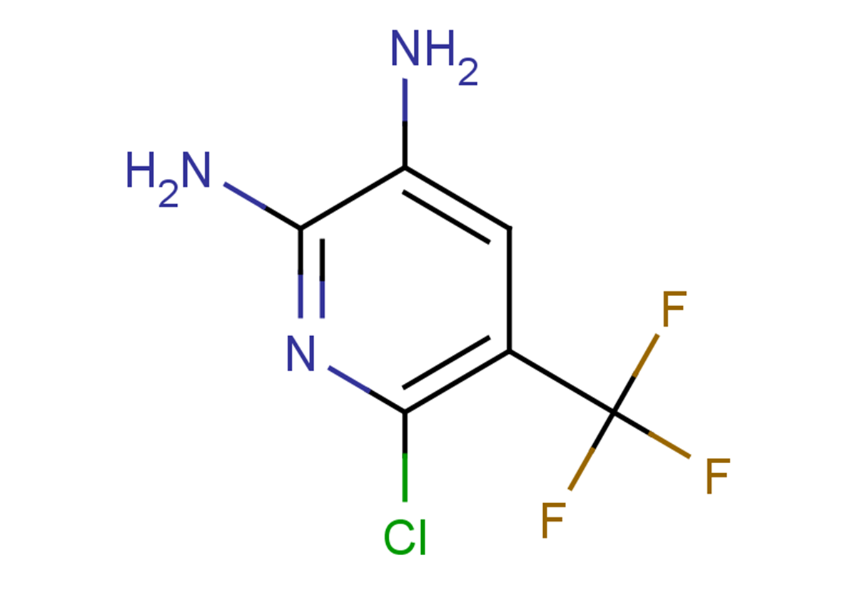 6-chloro-5-(trifluoromethyl)pyridine-2,3-diamine