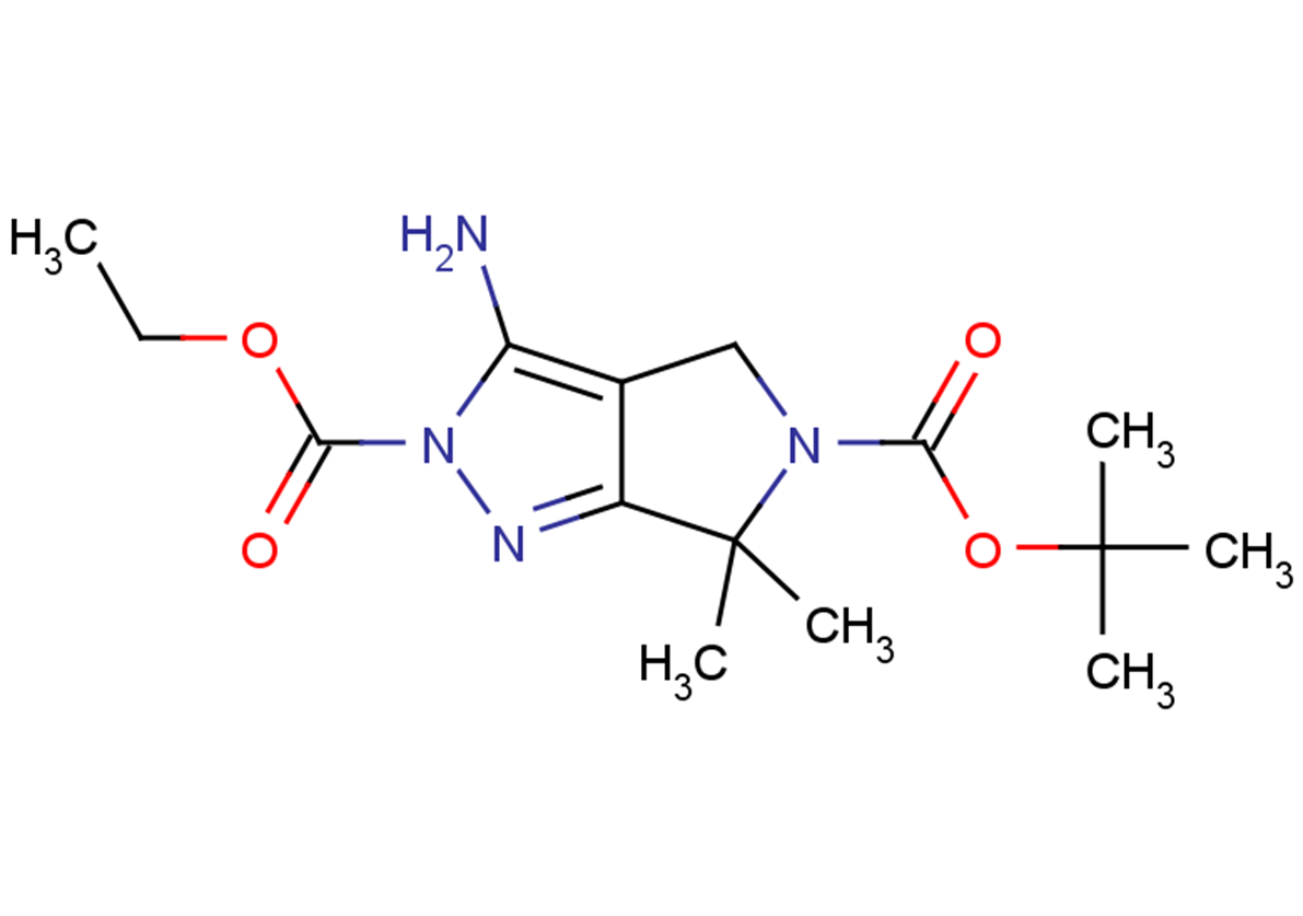 5-tert-butyl 2-ethyl 3-amino-6,6-dimethyl-2H,4H,5H,6H-pyrrolo[3,4-c]pyrazole-2,5-dicarboxylate