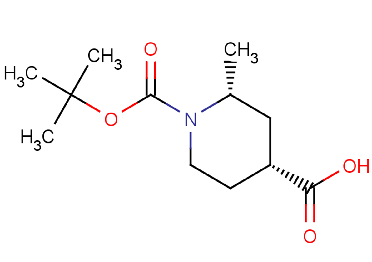 (2R,4R)-1-[(tert-butoxy)carbonyl]-2-methylpiperidine-4-carboxylic acid