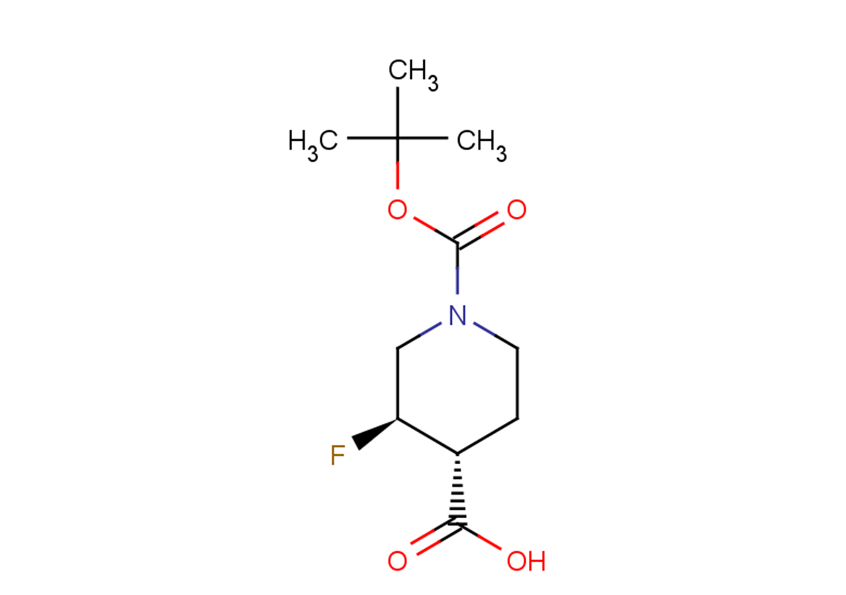 (3R,4R)-1-[(tert-butoxy)carbonyl]-3-fluoropiperidine-4-carboxylic acid