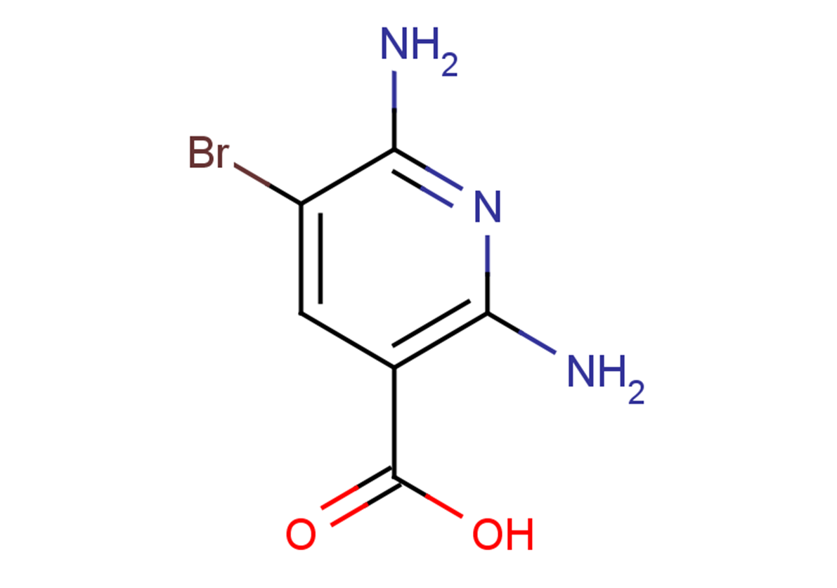 2,6-diamino-5-bromopyridine-3-carboxylic acid
