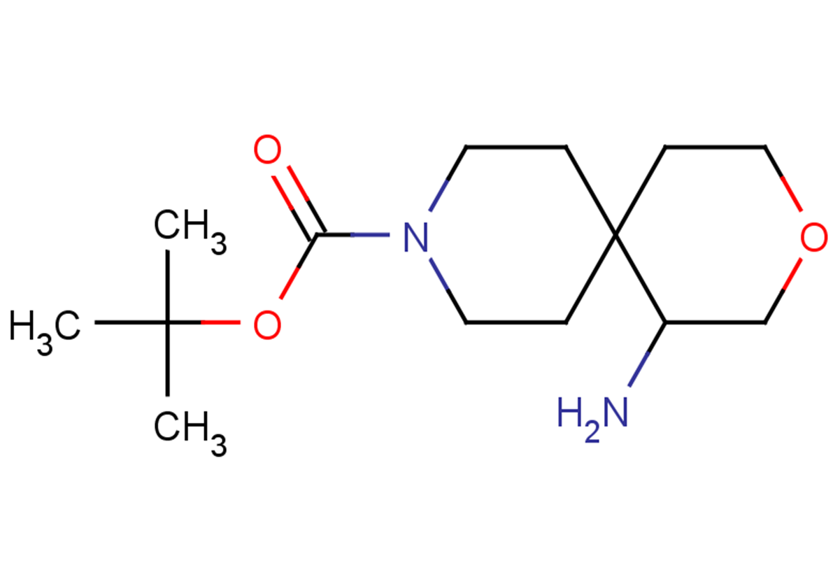 tert-butyl 1-amino-3-oxa-9-azaspiro[5.5]undecane-9-carboxylate
