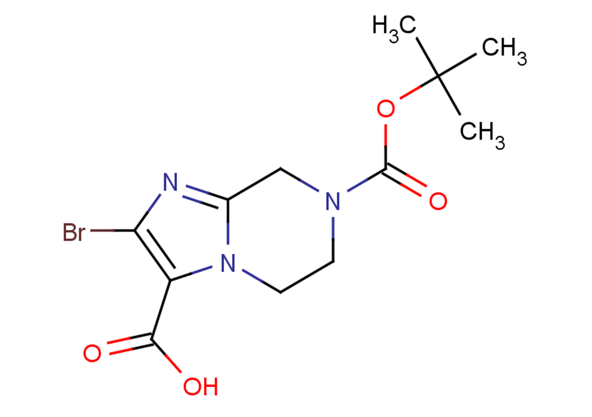 2-bromo-7-[(tert-butoxy)carbonyl]-5H,6H,7H,8H-imidazo[1,2-a]pyrazine-3-carboxylic acid